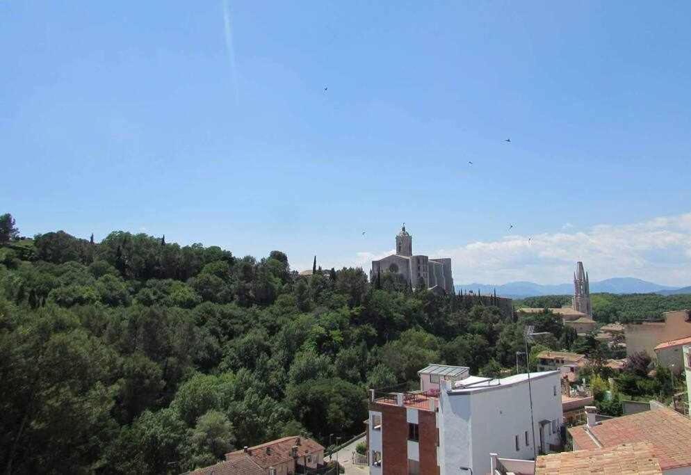 Apartamento Con Increibles Vistas Y Terraza ジローナ エクステリア 写真